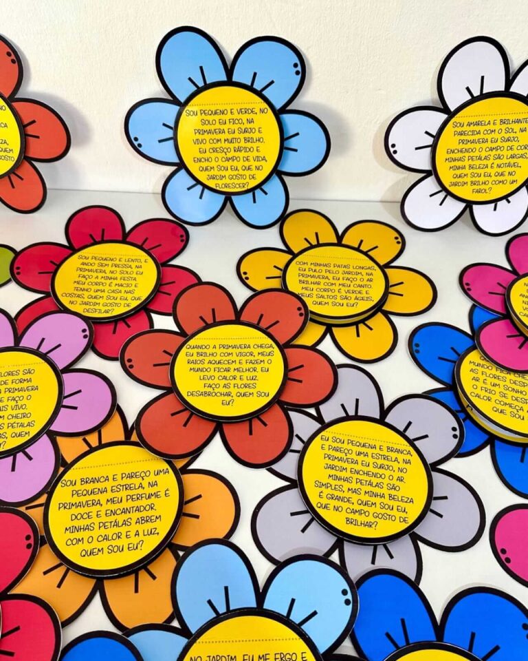 Materiais pedagógicos: Adivinhas da Primavera