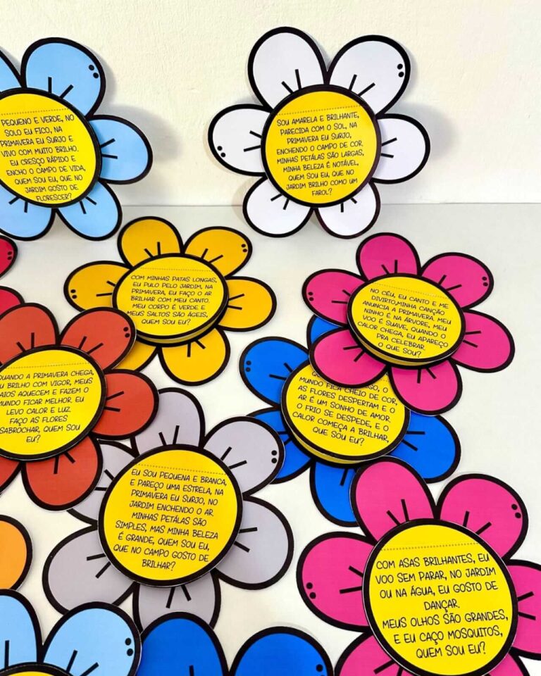 Materiais pedagógicos: Adivinhas da Primavera