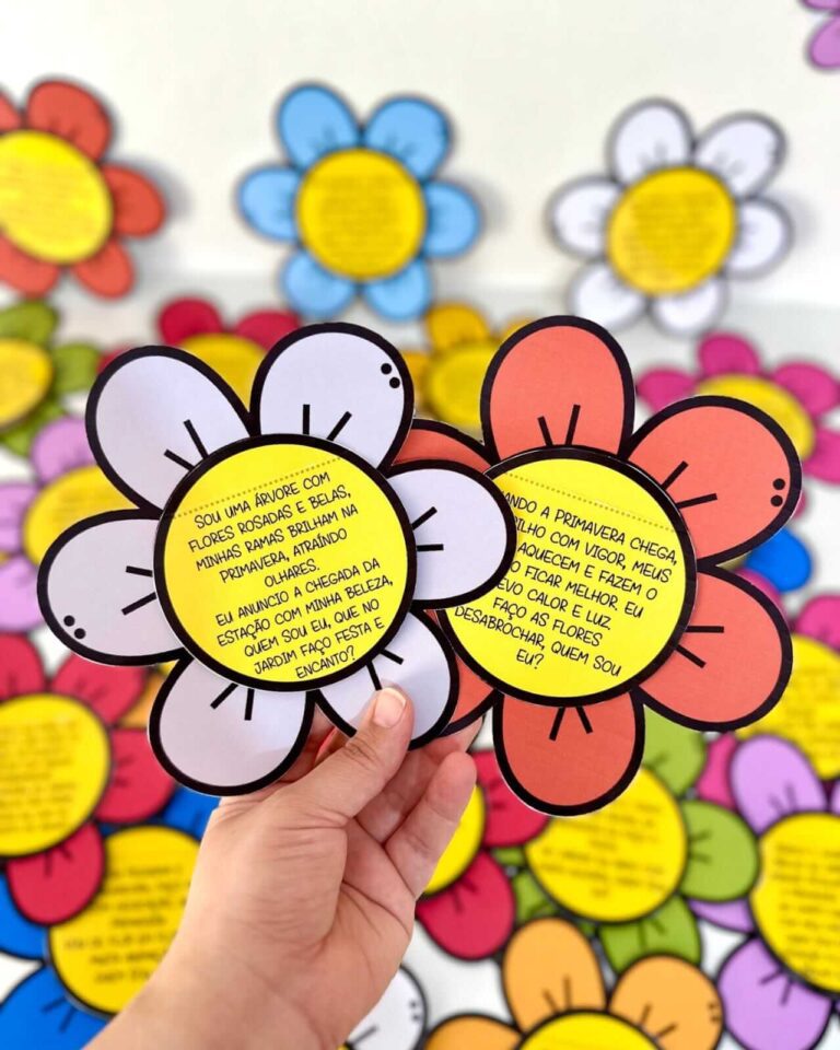 Materiais pedagógicos: Adivinhas da Primavera