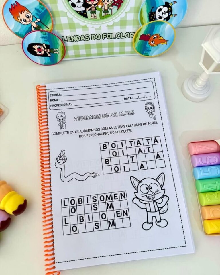 Atividades Folclore Brasileiro - Materiais Pedagógicos em PDF