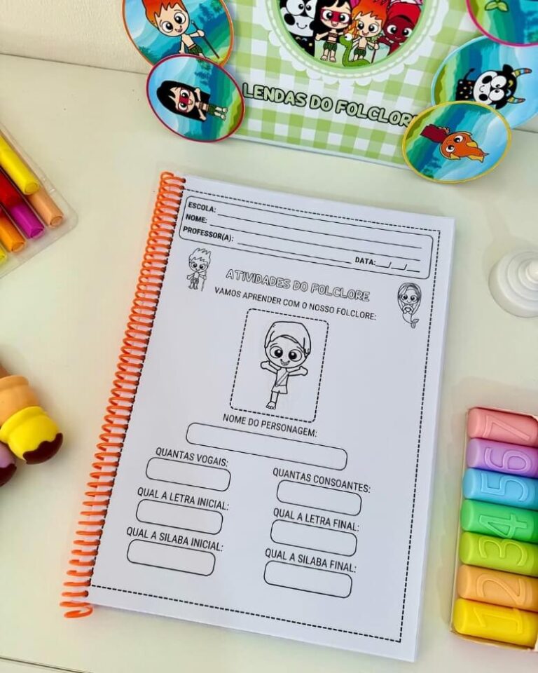 Atividades Folclore Brasileiro - Materiais Pedagógicos em PDF