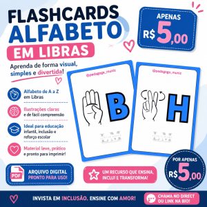 Flashcards Alfabeto em Libras